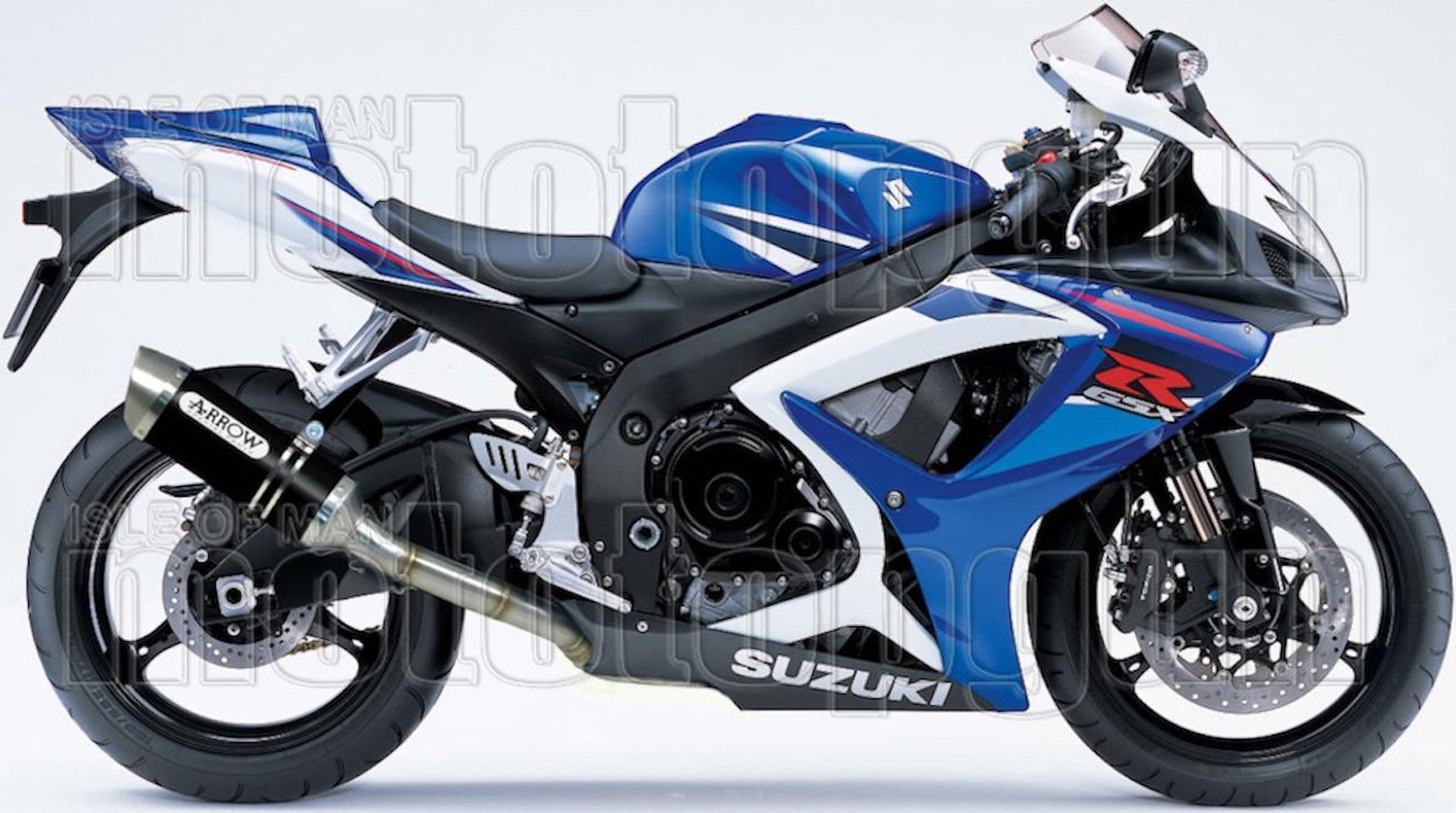 Complete Non-Catalytic Exhaust System With Sound Certification Thunder Black Aluminium Stainless Steel - Arrow Special Parts Compatible With Suzuki Gsx-R 600 Ie (2006-2007)