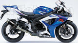 Complete Non-Catalytic Exhaust System With Sound Certification Thunder Black Aluminium Stainless Steel - Arrow Special Parts Compatible With Suzuki Gsx-R 600 Ie (2006-2007)