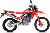 Complete Non-Catalytic Exhaust System With Sound Certification Thunder Titanium Carbon - Arrow Special Parts Compatible With Honda Crf 300 L (2021-2024)