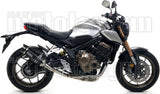 Complete Catalytic Exhaust System With Sound Certification Thunder Black Aluminium Carbon - Arrow Special Parts Compatible With Honda Cbr 650 R (2019-2023)