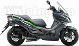 Complete Non-Catalytic Exhaust System With Sound Certification Urban Black Aluminium Stainless Steel Black - Arrow Special Parts Compatible With Kawasaki J 125 (2016)