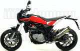 Exhaust Tip With Noise Certification Works Titanium Carbon - Arrow Special Parts Compatible With Husqvarna Nuda 900 R (2012-2013)