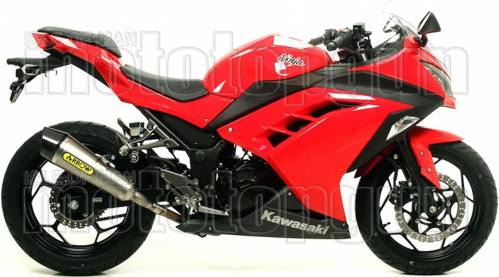 Exhaust Tip With Noise Certification X-Kone Nichrom Carbon - Arrow Special Parts Compatible With Kawasaki Ninja 250 (2013-2016)