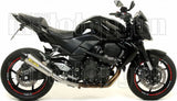 Exhaust Tip With Noise Certification X-Kone Nichrom Carbon - Arrow Special Parts Compatible With Kawasaki Z 750 (2007-2014)