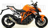 Non-Catalytic Exhaust Tip With Sound Certification X-Kone Nichrom Carbon - Arrow Special Parts Compatible With Ktm 1290 Superduke Gt (2017-2024)
