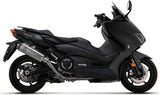 Complete Catalytic Exhaust System With Sound Certification Indy-Race Titanium Carbon - Arrow Special Parts Compatible With Yamaha Xp 530 T-Max (2017-2019)