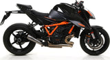 Exhaust Tip With Noise Certification Pro-Race Nichrom Stainless Steel - Arrow Special Parts Compatible With Ktm 1290 Superduke R (2020-2023)