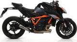 Exhaust Tip With Noise Certification Pro-Race Nichrom Stainless Steel - Arrow Special Parts Compatible With Ktm 1290 Superduke R (2020-2023)