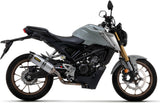 Complete Catalytic Exhaust System With Sound Certification Thunder Aluminium Carbon - Arrow Special Parts Compatible With Honda Cb 125 R (2021-2024)