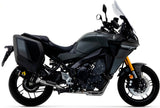 Complete Catalytic Exhaust System With Sound Certification Thunder Black Aluminium Carbon - Arrow Special Parts Compatible With Yamaha Tracer 9 Gt (2021-2024)
