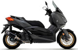 Complete Catalytic Exhaust System With Sound Certification Urban Black Aluminium Stainless Steel Black - Arrow Special Parts Compatible With Yamaha X-Max 125 (2021-2024)
