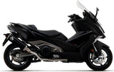 Complete Catalytic Exhaust System With Sound Certification Urban Black Aluminium Stainless Steel - Arrow Special Parts Compatible With Kymco Ak 550 (2021-2026)