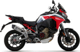Exhaust Tip With Noise Certification Veloce Titanium Carbon - Arrow Special Parts Compatible With Ducati Multistrada V4 1100 (2021-2024)