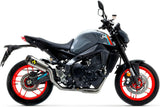 Complete Catalytic Exhaust System With Sound Certification Works Titanium Carbon - Arrow Special Parts Compatible With Yamaha Mt-09 (2021-2023)