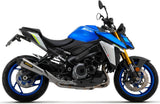 Exhaust Tip With Noise Certification X-Kone Nichrom Carbon - Arrow Special Parts Compatible With Suzuki Gsx-S 950 (2021-2023)