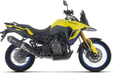 Complete Non-Catalytic Exhaust System With Sound Certification Explorer Black Aluminium Carby End Cap - Arrow Special Parts Compatible With Suzuki V-Strom 800 Se (2025-2026)