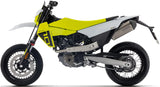 Complete Exhaust System Without Catalytic Converter And Without Sound Certification Explorer Titanium Body And Carbon Cap - Arrow Special Parts Compatible With Husqvarna 701 Supermoto (2026)