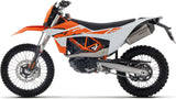 Complete Exhaust System Without Catalytic Converter And Without Sound Certification Explorer Titanium Body And Carbon Cap - Arrow Special Parts Compatible With Ktm 690 Smc R (2025-2026)