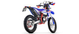 Complete Non-Catalytic Exhaust System With Sound Certification Icon Black Aluminium - Arrow Special Parts Compatible With Beta Rr 125 4T Enduro - Motard (2024-2025)