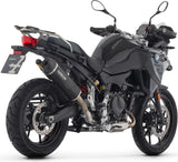 Exhaust Tip With Noise Certification Indy-Race Evo Black Aluminium Carbon - Arrow Special Parts Compatible With Bmw F 800 Gs (2024-2026)
