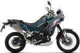 Complete Exhaust System Without Catalytic Converter And Without Sound Certification Indy-Race Evo Titanium Carby End Cap - Arrow Special Parts Compatible With Kawasaki Kle 500 (2026)