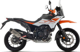 Complete Non-Catalytic Exhaust System With Sound Certification Indy-Race Evo Titanium Carby End Cap - Arrow Special Parts Compatible With Ktm 390 Adventure R (2025-2026)