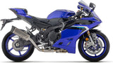 Complete Catalytic Exhaust System With Sound Certification Indy-Race Evo Titanium Carby End Cap - Arrow Special Parts Compatible With Yamaha Yzf R9 (2025)