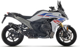 Complete Non-Catalytic Exhaust System With Sound Certification Indy-Race Evo Black Aluminium Carby End Cap - Arrow Special Parts Compatible With Bmw R 1300 Rs (2025-2026)