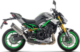 Complete Non-Catalytic Exhaust System With Sound Certification Indy-Race Evo Full Titanium Carby End Cap - Arrow Special Parts Compatible With Kawasaki Z900 (2025-2026)