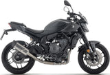 Complete Non-Catalytic Exhaust System With Sound Certification Indy-Race Evo Titanium Carby End Cap - Arrow Special Parts Compatible With Yamaha Mt-07 (2025-2026)