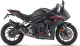 Complete Exhaust System Without Catalytic Converter And Without Sound Certification Indy-Race Evo Black Aluminium Carbon - Arrow Special Parts Compatible With Honda Cbr 650 R (2024-2026)
