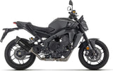 Complete Non-Catalytic Exhaust System With Sound Certification Indy-Race Evo Black Aluminium Carby End Cap - Arrow Special Parts Compatible With Yamaha Mt-09 Sp (2024-2026)