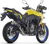 Complete Non-Catalytic Exhaust System With Sound Certification Indy-Race Black Aluminium Steel End Cap - Arrow Special Parts Compatible With Suzuki V-Strom 800 Se (2025-2026)
