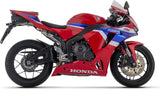 Complete Non-Catalytic Exhaust System With Sound Certification Indy-Race Black Aluminium Carbon - Arrow Special Parts Compatible With Honda Cbr 600 Rr (2024-2026)