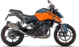 Exhaust Tip With Noise Certification Indy-Race Titanium Carbon - Arrow Special Parts Compatible With Ktm 125 Duke (2024-2026)
