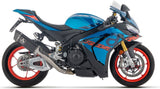 Complete Exhaust System Without Catalytic Converter And Without Sound Certification Pista Black Titanium Carby End Cap - Arrow Special Parts Compatible With Aprilia Rsv4 (2025-2026)