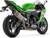 Complete Exhaust System Without Catalytic Converter And Without Sound Certification Pista Competition Evo Full Titanium Carby End Cap - Arrow Special Parts Compatible With Kawasaki Zx 6R 636 (2024-2026)