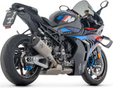 Complete Non-Catalytic Exhaust System With Sound Certification Pista Titanium Carby End Cap - Arrow Special Parts Compatible With Bmw M 1000 Rr (2025-2026)