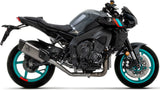 Complete Exhaust System Without Catalytic Converter And Without Sound Certification Pista Titanium Carbon - Arrow Special Parts Compatible With Yamaha Mt-10 (2022-2024)