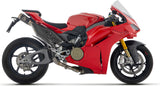 Complete Exhaust System Without Catalytic Converter And Without Sound Certification Pro-Race Competition Black Titanium End Cap Net - Arrow Special Parts Compatible With Ducati Panigale V4 (2025-2026)
