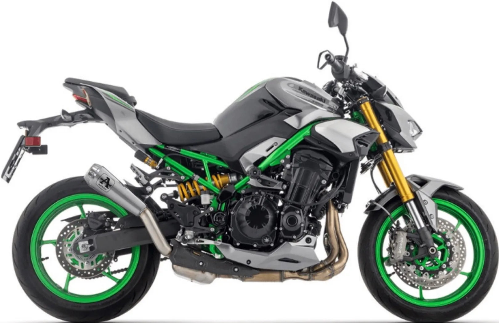 Complete Non-Catalytic Exhaust System With Sound Certification Pro-Race Nichrom - Arrow Special Parts Compatible With Kawasaki Z 900 (2025-2026)