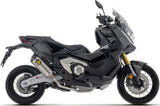 Complete Non-Catalytic Exhaust System With Sound Certification Race-Tech Short Aluminium Carby End Cap - Arrow Special Parts Compatible With Honda X-Adv 750 (2025-2026)
