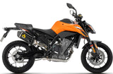 Exhaust Tip With Noise Certification Race-Tech Black Aluminium Carby End Cap - Arrow Special Parts Compatible With Ktm 790 Duke (2025-2026)