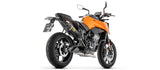 Exhaust Tip With Noise Certification Race-Tech Black Aluminium Carby End Cap - Arrow Special Parts Compatible With Ktm 790 Duke (2025-2026)