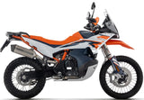 Exhaust Tip With Noise Certification Race-Tech Aluminium Carbon - Arrow Special Parts Compatible With Ktm 890 Smt (2023-2026)
