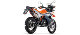 Exhaust Tip With Noise Certification Race-Tech Aluminium Carbon - Arrow Special Parts Compatible With Ktm 890 Adventure R (2021-2024)