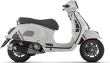 Complete Exhaust System Without Catalytic Converter And Without Sound Certification Urban Black Aluminium Steel End Cap - Arrow Special Parts Compatible With Piaggio Vespa Gts 310 (2025-2026)