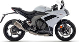 Complete Exhaust System Without Catalytic Converter And Without Sound Certification Veloce Titanium Carbon - Arrow Special Parts Compatible With Triumph Daytona 660 (2024-2026)