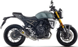 Complete Exhaust System Without Catalytic Converter And Without Sound Certification Works Black Stainless Steel Carby End Cap - Arrow Special Parts Compatible With Suzuki Gsx 8T (2025-2026)