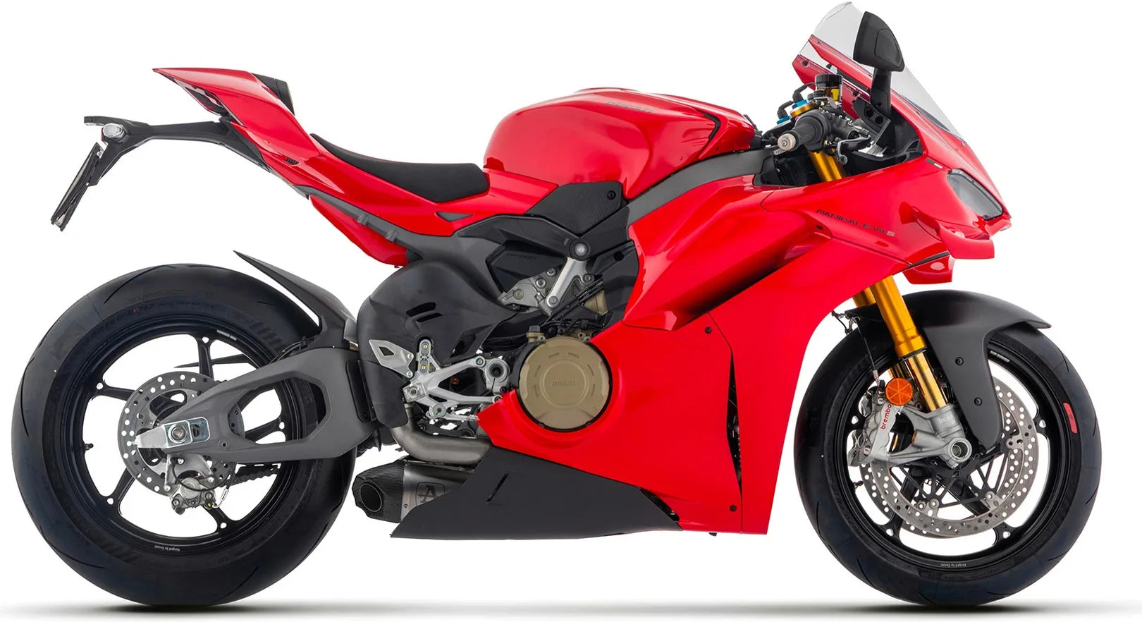 Exhaust Tip Without Sound Certification Works Titanium Carby End Cap - Arrow Special Parts Compatible With Ducati Panigale V4 - S (2025-2026)
